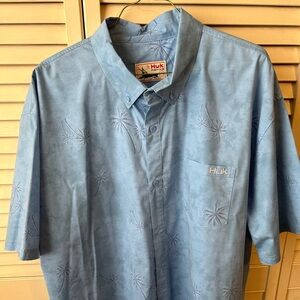 Huk men’s shirt. XXL. Short sleeve. Button down.
